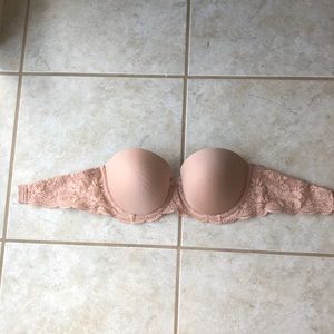 Victoria secret strapless bra.
